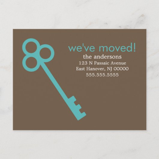 Ankündigungen über die Schlüsselbewegung von Aqua  (Vorderseite)