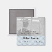 Ankündigungen zum Baby Boy Button (Button) Magnet (Vorderseite/Rückseite)