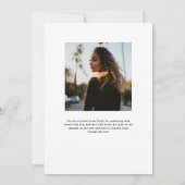 Ankündigungen zum Foto für elegante Skript-Abschlu (Rückseite)