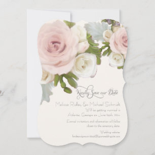 Ankündigungen zum "Save the Date" Elegante Rose Su