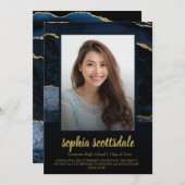 Ankündigungen zur Abstufung von Blue-Gold-Marmor-F (Vorne/Hinten)