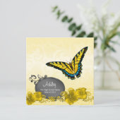 Ankündigungen zur Abstufung von Gelb und Schwarz (Stehend Vorderseite)