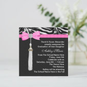 Ankündigungen zur Abstufung von Hot Pink Zebra (Stehend Vorderseite)