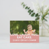 Ankündigungen zur Adoption von rosa-hellen Streife (Stehend Vorderseite)