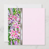 Ankündigungen zur Beerdigung von Pink Lily (Rückseite)