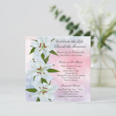 Ankündigungen zur Beerdigung von White Lily (Stehend Vorderseite)