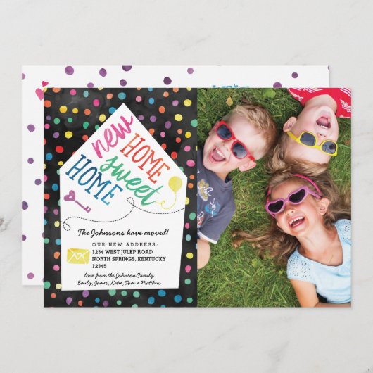 Ankündigungen zur Bewegung niedlicher Fotos - Rege (Vorne/Hinten)