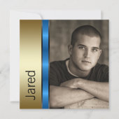 Ankündigungen zur Blue Gold Graduation von Boys (Vorderseite)