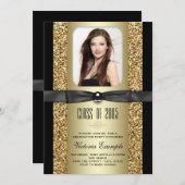 Ankündigungen zur Graduierung von Schwarz- und Gol (Vorne/Hinten)