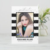 Ankündigungen zur Graduierung von Schwarz- und Sil (Stehend Vorderseite)