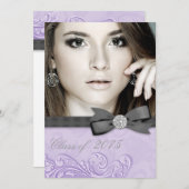 Ankündigungen zur Lila Foto-Graduierung (Vorne/Hinten)