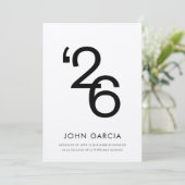 Ankündigungen zur Minimalistischen Graduierung 202 (Stehend Vorderseite)