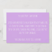 Ankündigungen zur niedlichen modernen Verlobung (Rückseite)