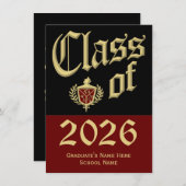 Ankündigungen zur Red Wappen Graduation (Vorne/Hinten)