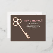 Ankündigungen zur Schlüsselverschiebung (Vorderseite/Rückseite)