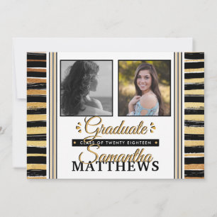 Ankündigungen zur Trendy Typografy Foto Graduation