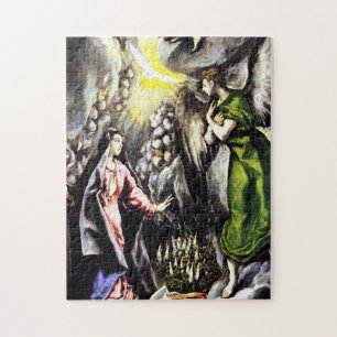 Ankündigungs-Jungfrau-Mary-Puzzlespiel EL Greco Puzzle