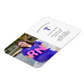 Ankündigungs-Magnet für den Abschluss von Nurve-Fo Magnet (Linke Seite)