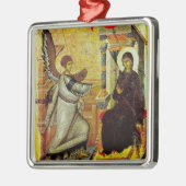 Ankündigungsfeier Silbernes Ornament (Links)