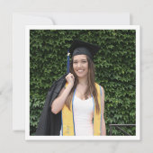 Ankündigungskarte für das Minimalistische Foto Ankündigung (Vorderseite)