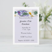 Ankündigungskarte für das Mittagessen Ankündigung (Stehend Vorderseite)