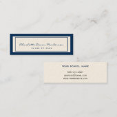 Ankündigungskarte für den Abschluss an der Grenze  Telefonnummerkarte (Vorne/Hinten)