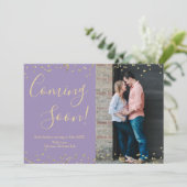 Ankündigungskarte für die Schwangerschaft bei Conf Ankündigung (Stehend Vorderseite)