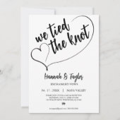 Ankündigungskarte für Foto Save The Date (Rückseite)