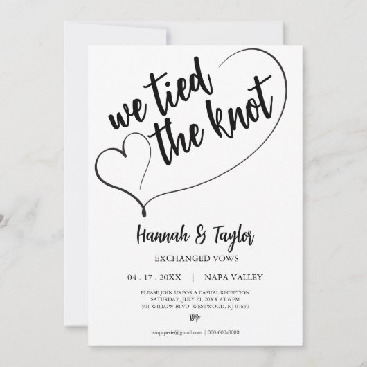 Ankündigungskarte für Foto Save The Date (Rückseite)