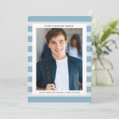 Ankündigungskarte für moderne Frame Abschluss Ankündigung (Stehend Vorderseite)