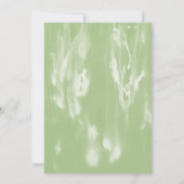 Ankündigungskarte für Zuhause-Wechseln von Cartoon Karte (Rückseite)