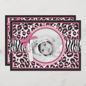 Ankündigungskarte "Wild Things" Einladung (Vorne/Hinten)