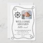 Ankündigungskarte zum Thema Kindergeburt (Vorderseite)