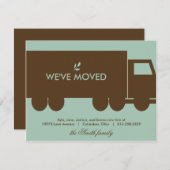 Ankündigungskarte zum Verschieben von Lkw Ankündigung (Vorne/Hinten)