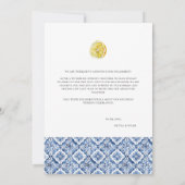 Ankündigungskarte zur Verlobung des Mittelmeerlemo Ankündigung (Rückseite)