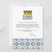 Ankündigungskarte zur Verlobung des Mittelmeerlemo Ankündigung (Rückseite)