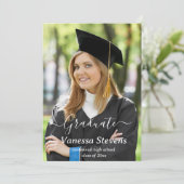 Ankündigungskarten für Foto Collage Abschluss Ankündigung (Stehend Vorderseite)