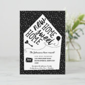 Ankündigungskarten für niedliche Kleinhütten Ankündigung (Stehend Vorderseite)