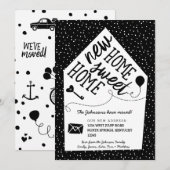 Ankündigungskarten für niedliche Kleinhütten Ankündigung (Vorne/Hinten)