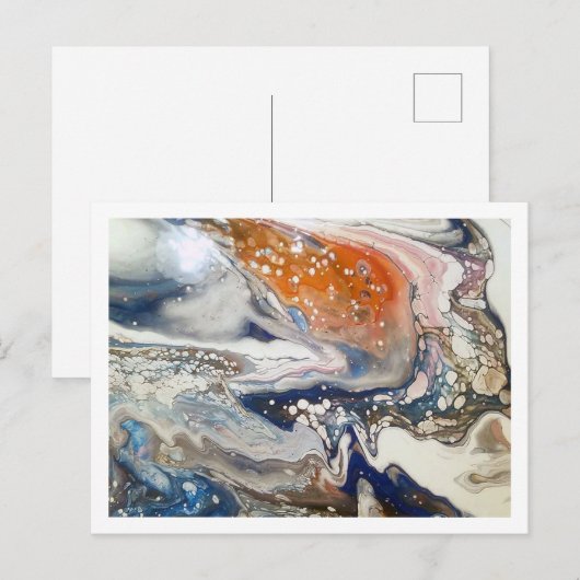 Ankündigungspostkarte (Vorne/Hinten)