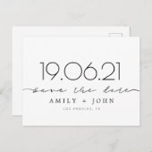 ANKÜNDIGUNGSPOSTKARTE (Vorne/Hinten)