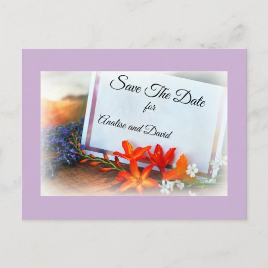 Ankündigungspostkarte (Vorderseite)