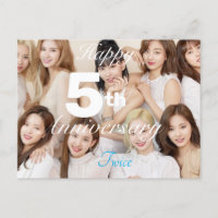 Ankündigungspostkarte