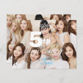 Ankündigungspostkarte (Vorne/Hinten)