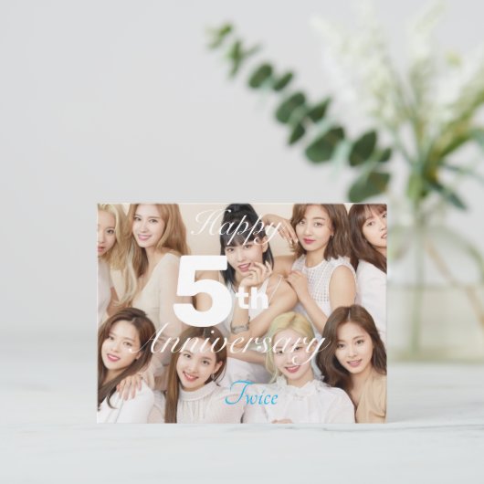 Ankündigungspostkarte (Stehend Vorderseite)