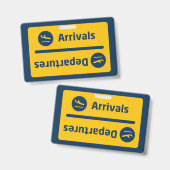 Ankunft/Abfahrt Ausweis (Vorder- & Rückseite)