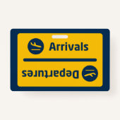 Ankunft/Abfahrt Ausweis (Vorderseite)