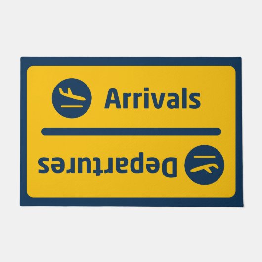 Ankunft/Abfahrt Fußmatte (Vorderseite)