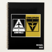 Ankunft Abflug, Luftfahrt, Einfache Hauswärmung Planer (Vorderseite)