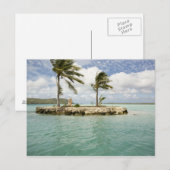 Ankunft am Flughafen in Bora Bora Postkarte (Vorne/Hinten)